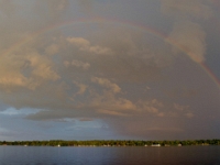 57595PaFiCrLeReUpUsm - Rainbow across Sturgeon Lake   Each New Day A Miracle  [  Understanding the Bible   |   Poetry   |   Story  ]- by Pete Rhebergen